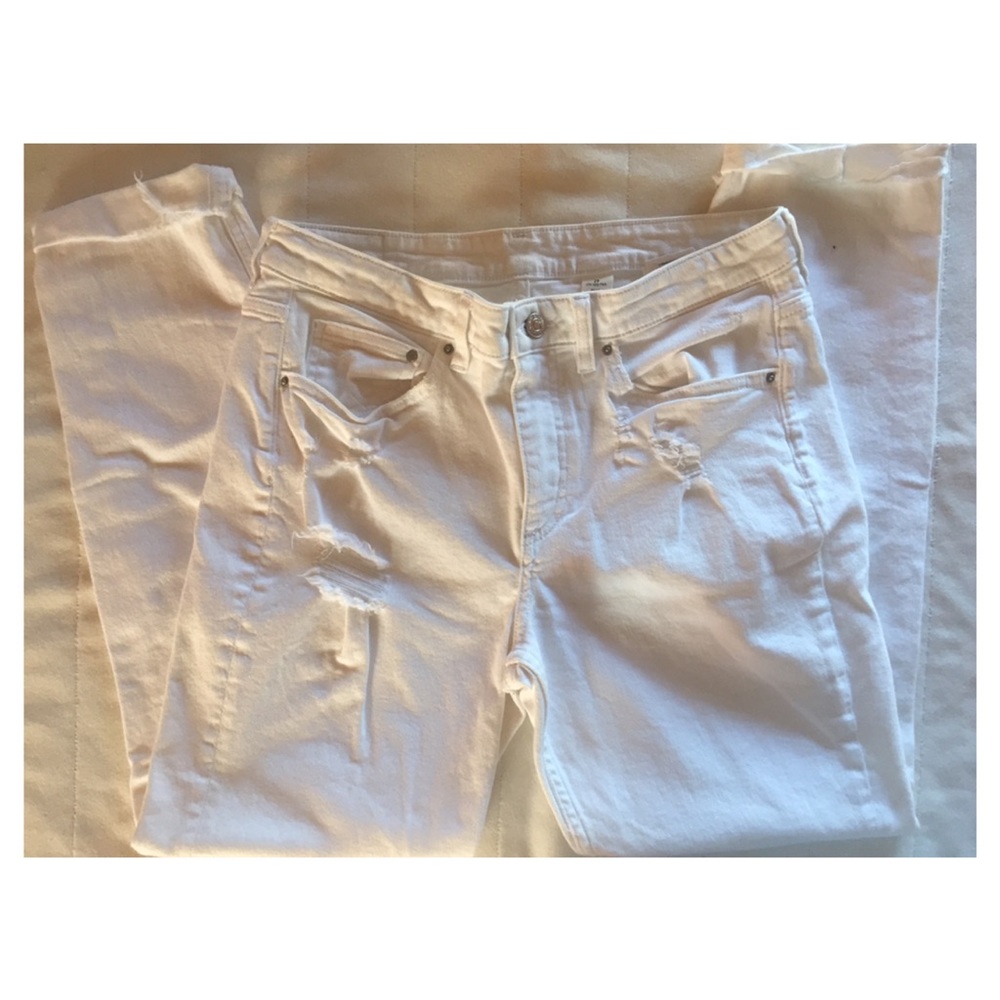 White Boyfriend Jeans